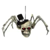 Decoratie spinnenschedel - Halloween - 10 x 24 x 15 cm