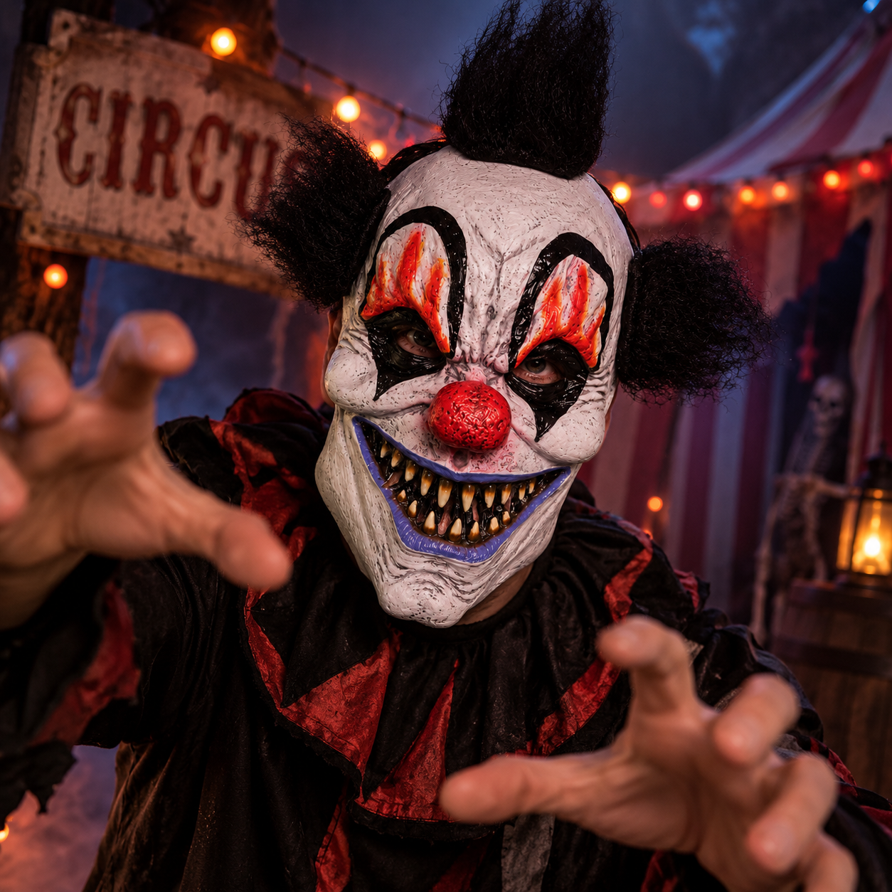 Clowns masker - Halloween - Latex - Afbeelding 3
