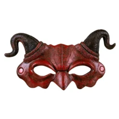 Alternative view of Foam masker Demoon - Halloween - Rood