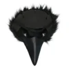 Kraaien masker - Verkleedmasker - Zwart - Afbeelding 5