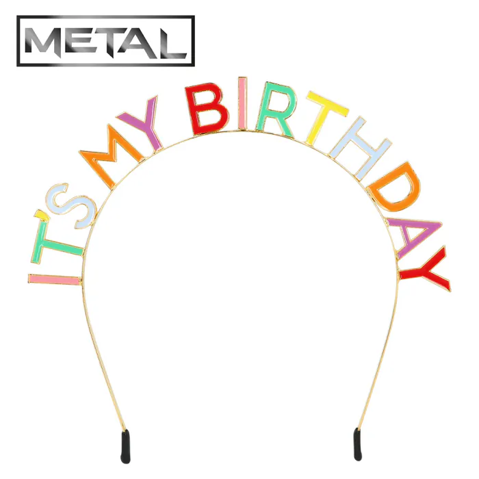 Haarband - It's my birthday - Verjaardag - Diadeem - Afbeelding 2
