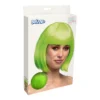 Boblijn pruik - UV Blacklight Cabaret pruik - Neon groen - Afbeelding 4