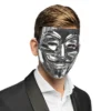 Protest masker  - Verkleedmasker - Zilver