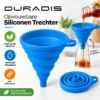 Opvouwbare siliconen trechter met ophanghaak - Sky Blue - Afbeelding 4