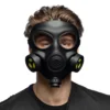 Gasmasker  - Verkleedmasker -  Zwart