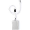 Keycord met badgehouder - Wit