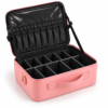 Duradis - Beautycase met make-up spiegel - Met touch lichtbediening - 7 vakken - Roze - Afbeelding 2