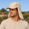 Yucka - Pet met nekbescherming - Katoen - Beige - Afbeelding 6