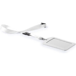 Alternative view of Keycord met badgehouder - Wit