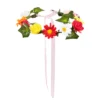 Bloemen hoofdband - Bloemenkrans met lintsluiting - Kleurrijk - Afbeelding 2
