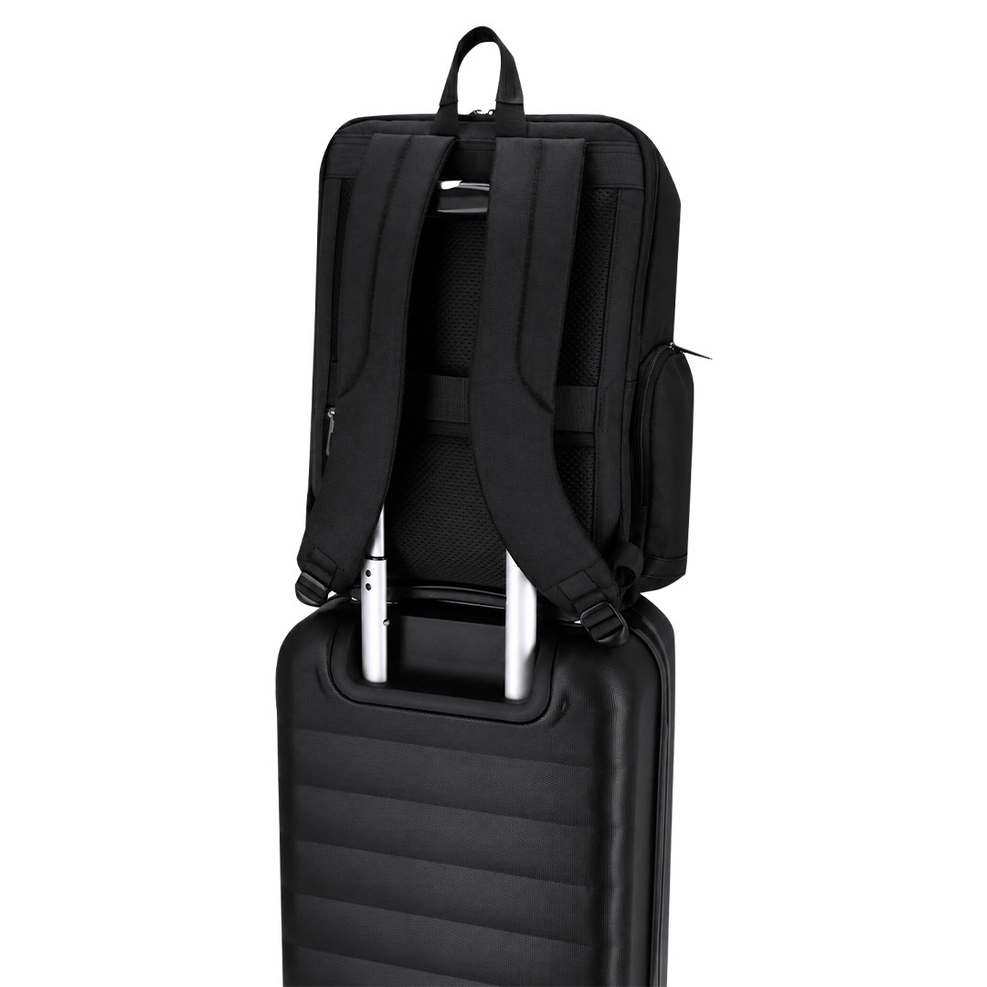 Laptop rugzak 15 inch - Waterbestendig - 15 liter - 30 x 43 cm - Zwart - Afbeelding 12