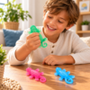 Lizard Squishy – Zachte Stressbal Fidget Toy – Slow Rising – Kleuren assortiment - Afbeelding 4