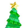 Kerstboom haarband - diadeem - Met gouden ster - Afbeelding 2