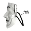Protest masker - Verkleedmasker - Zilver - Afbeelding 3