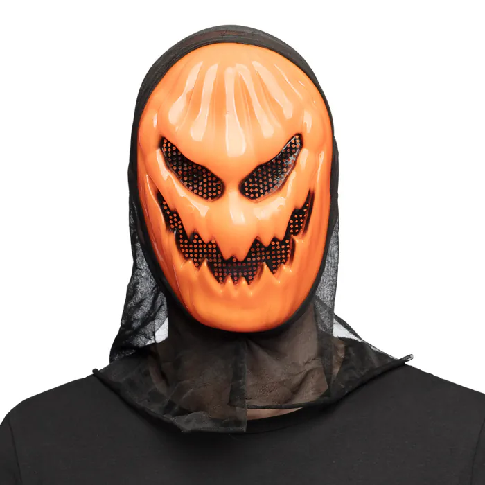 Pompoen masker - Halloween - Oranje
