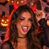 Halloween duivel diadeem – Haarband met LED Verlichting – Rode Hoorntjes - Afbeelding 3