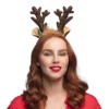 Rendier haarband - diadeem - Met glitters - Afbeelding 3