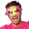 Caleidoscoopbril regenboog - Partybril met verstelbare elastieken band - Regenboog - Afbeelding 5