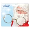 Bril kerstman - Verkleedaccessoire - Goud