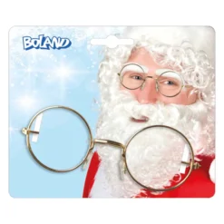 Bril kerstman - Verkleedaccessoire - Goud