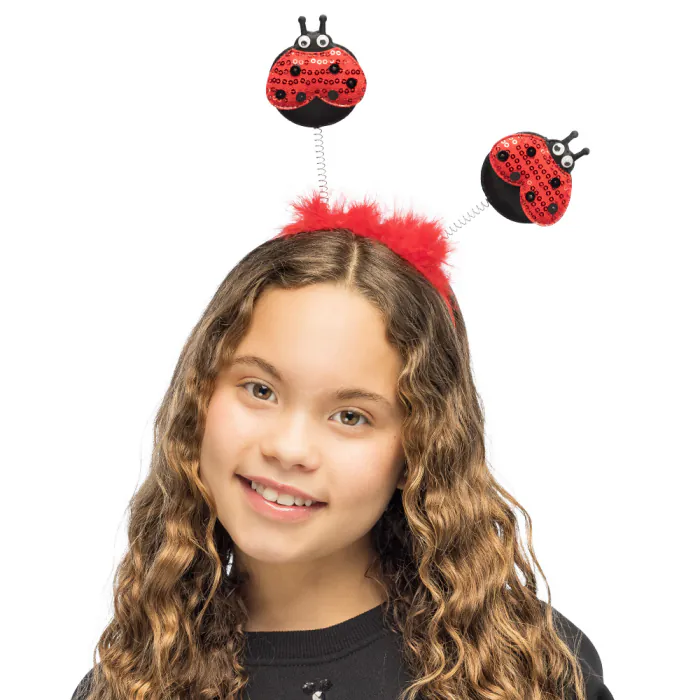 Diadeem met lieveheersbeestjes - Haarband - Rood/Zwart - Afbeelding 5