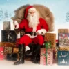 Bel kerstman - Verkleedaccessoire - Goud & Rood - Afbeelding 4