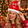 Kerstmuts hoed - Shitmas - Rood - Afbeelding 4