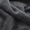 Fleece deken - 170 x 130 cm - Grijs - Afbeelding 6