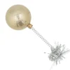 Diadeem met kerstballen - Haarband - Kerst - Goud & Zilver - Afbeelding 3