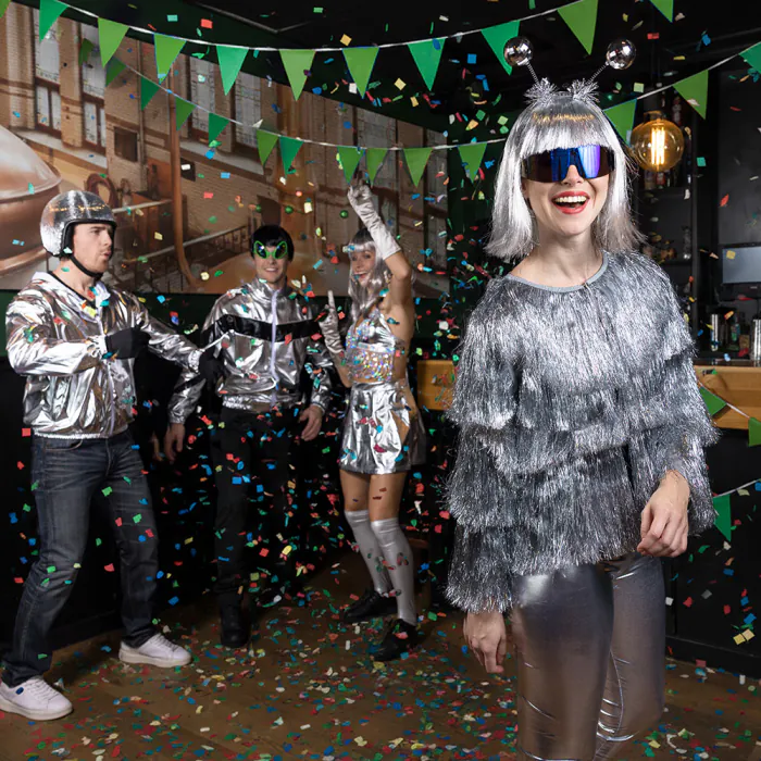 Partybril - Galaxy - Zwart - Afbeelding 6