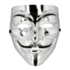 Protest masker - Verkleedmasker - Zilver - Afbeelding 2