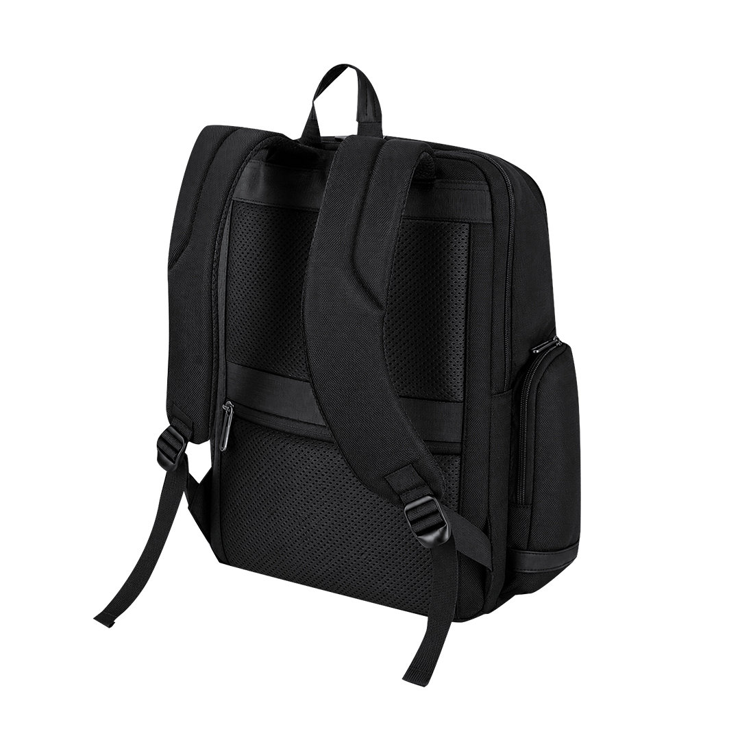 Laptop rugzak 15 inch - Waterbestendig - 15 liter - 30 x 43 cm - Zwart - Afbeelding 4