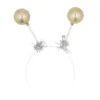 Diadeem met kerstballen - Haarband - Kerst - Goud & Zilver - Afbeelding 2
