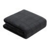 Fleece deken - 170 x 130 cm - Grijs - Afbeelding 3