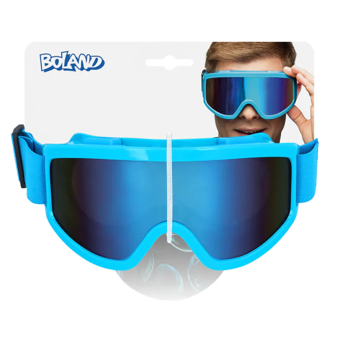 Party skibril - Verstelbare feestbril - Blauw - Afbeelding 5