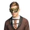 Steampunk masker - Oogmasker met elastiek sluiting - Goud - Afbeelding 7