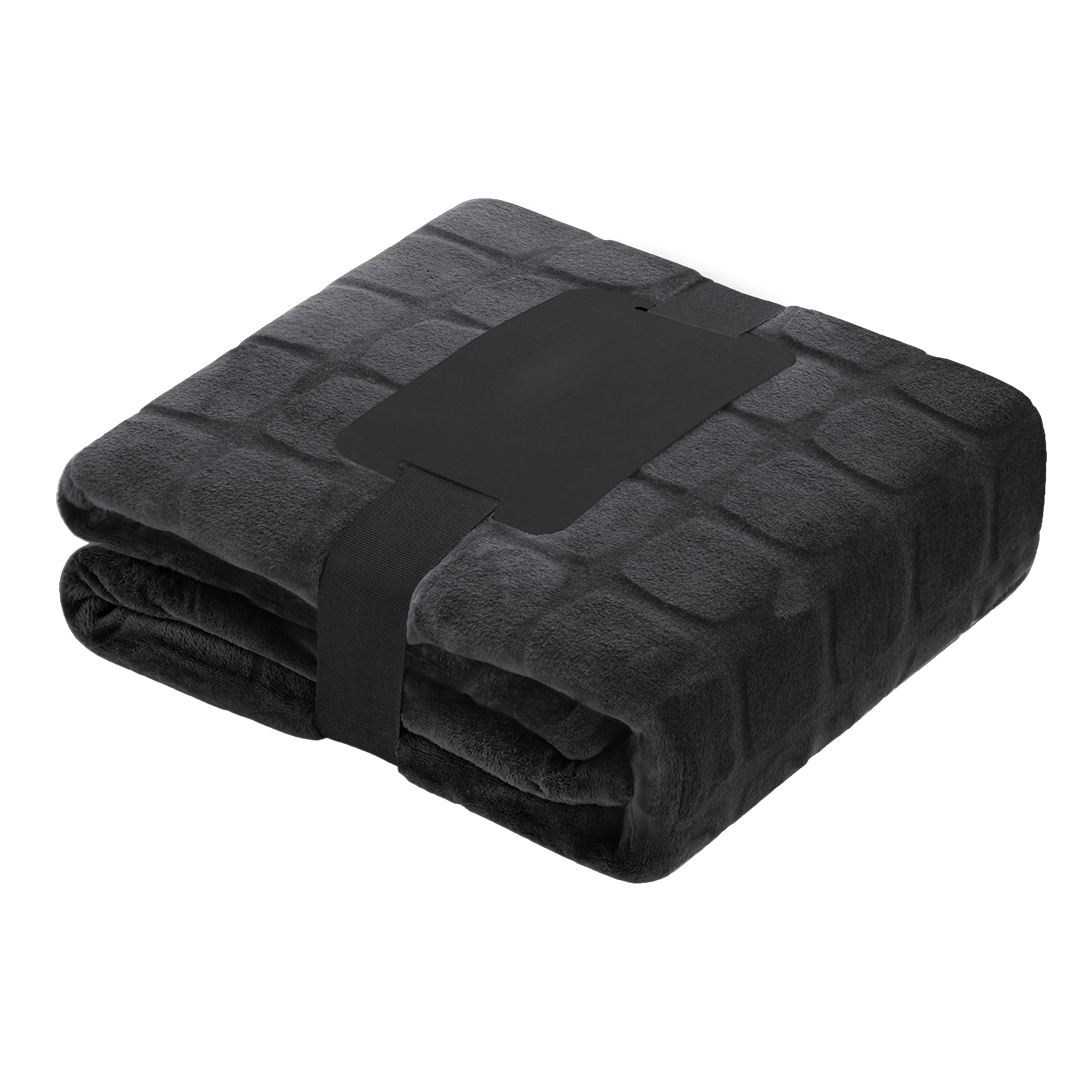 Fleece deken - 170 x 130 cm - Grijs