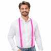 Bretels neon roze
