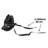 Kattenmasker - Dierenmasker met lintsluiting - Zwart - Afbeelding 4