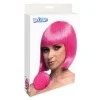 Boblijn pruik - Cabaret pruik - Roze - Afbeelding 4