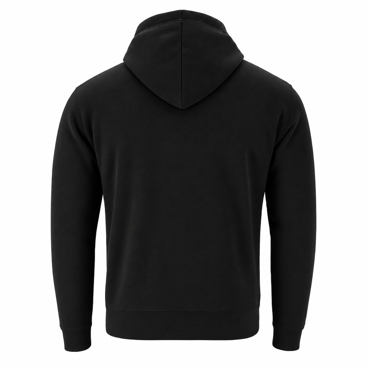 Unisex zwart vest met ritssluiting en capuchon - 280 g/m² - Maat XL - Afbeelding 4