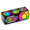 3 stuks - Squishy Neon Bal– Zachte Stressbal Fidget Toy – Kleuren assortiment - Afbeelding 2