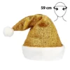 Kerstmuts met Glitter - Volwassenen - Goud - Afbeelding 2