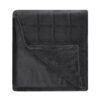 Fleece deken - 170 x 130 cm - Grijs - Afbeelding 5