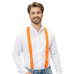 Bretels neon oranje
