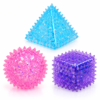 3 stuks - Squishy Glitter Cube – Zachte Stressbal Fidget Toy – Slow Rising – Kleuren assortiment