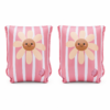 Zwembandjes madeliefjesprint - Zwemvleugels paars/wit - 2-6 jaar - 15-30 kg
