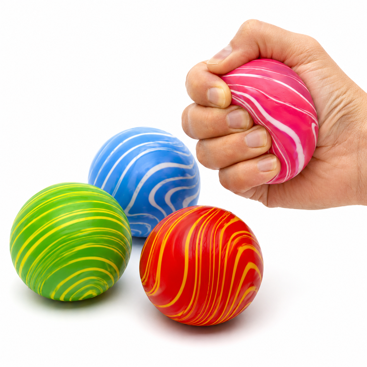 Squishy Bal – Zachte Stressbal Fidget Toy – Slow Rising - Diverse kleuren