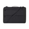 Zwarte Laptoptas met Schouderband – 15 inch laptophoes met Handvat & Voorvakken – Zakelijke Computertas - Afbeelding 2