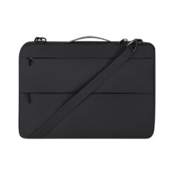 Alternative view of Zwarte Laptoptas met Schouderband – 15 inch laptophoes met Handvat & Voorvakken – Zakelijke Computertas
